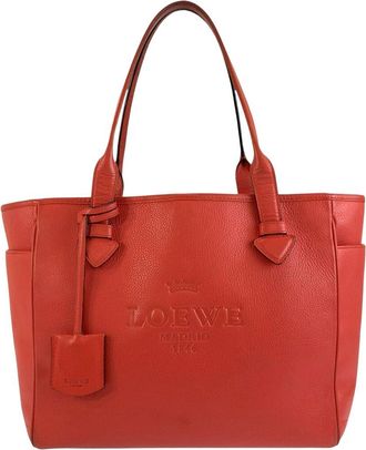 Loewe Orange Others Heritage Tote (Authentic Pre-Loved)
