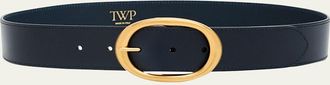 TWP Wide Leather Belt