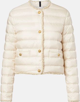 Moncler Fleurs quilted down jacket