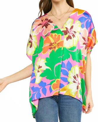 Entro My Love Language Blouse In Multi