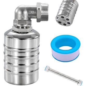 OEM V&aacute;lvula De Flotador Totalmente Autom&aacute;tica De 3/4, V&aacute;lvula De Control De Nivel De Agua De Acero Inoxidable 304, Regulador Autom&aacute;tico De Nivel De Agua P