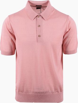 HUGO BOSS Mens Boss Black H NOLANO POLO LIGHT PASTEL PINK - Size: 44