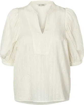 Rue de Femme Mujer, Blusas y Camisas, Blanco, Talla: 2XL