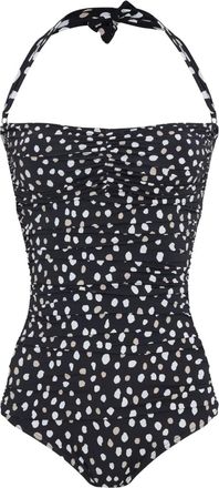 Lygia & Nanny Costume intero Wangari a pois - Nero