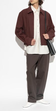 Christophe Lemaire Loose-fit Trousers, Mens, Brown