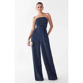 BWLDR Siand Jumpsuit in Midnight Navy at Nordstrom, Size 6