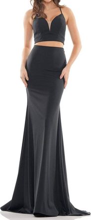Colors Dress Heather Gown In Black