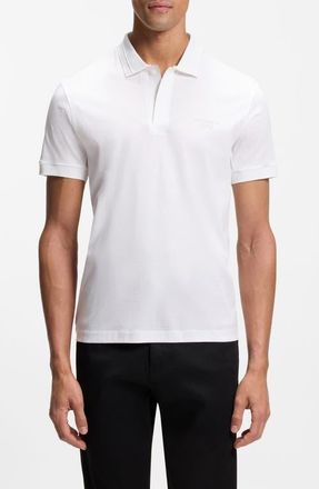 BOSS Spirit Cotton Polo in White at Nordstrom, Size Xx-Large