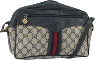 Gucci Pre-owned Cross Body Bags, female, Blue, Size: ONE SIZE Pre-owned Cross Body Bag