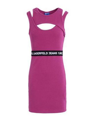 Karl Lagerfeld KLJ LOGO ELASTIC TANK DRESS
