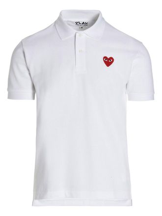 Comme Des Garçons Comme des Garçons Play Logotipo Patch Polo camisa