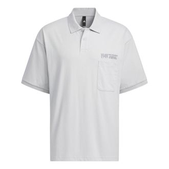 adidas Verbiage Polo Shirt Grey IP3980