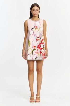 Acler Anglesey Mini Dress In Cherry Medley