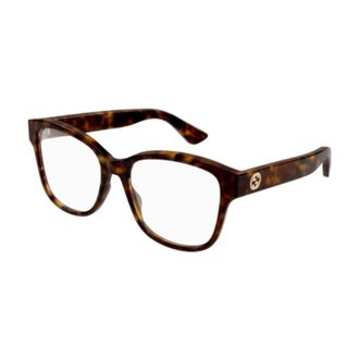 Gucci Glasses, unisex, Brown, Size: 54 MM Optical Frame