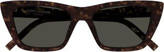 Saint Laurent Sunglasses Sl 276 Mica 002 New Wave Brown/Grey Women