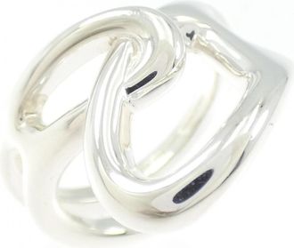 Herm&egrave;s Silver 925 Band Ring (Pre-Owned)