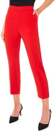 Halogen High Waist Ankle Straight Leg Pants in Classic Cherry at Nordstrom Rack, Size Xx-Large