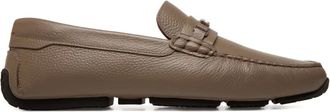 Bally Pilot loafers - men - Rubber/Grained Calf Leather/Calf Leather - 41.5 - Brown