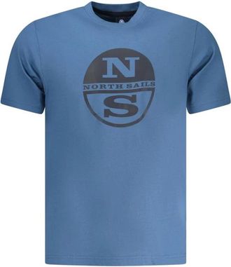 North Sails Sportjas van katoen - Heren - T-shirts - Blauw - XL - Katoen - Tops
