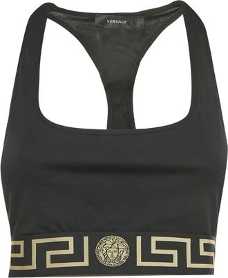 Versace Bralette Border - Nero