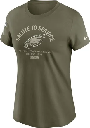 Nike San Francisco 49ers Salute to Service Sideline Nike Womens NFL T-Shirt in Brown | NKAF2DHA2T-PH3