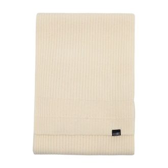 Maison Margiela Ribbed Wool Scarf - White