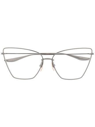 Dita Eyewear Volnere cat-eye glasses - women - Titanium - 60 - Black