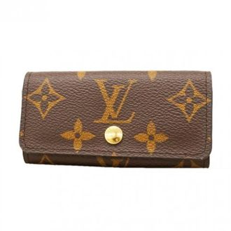 Louis Vuitton Pre-owned Accessories, female, Brown, Size: ONE SIZE Pre-owned Canvas Keycase