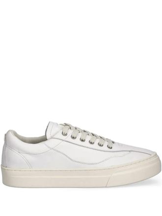 Stepney Workers Club lace-up panelled sneakers - Bianco