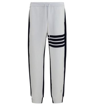 Thom Browne White Striped Track Pants
