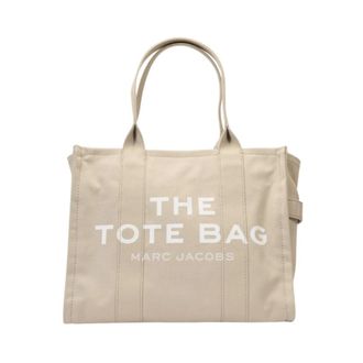 Marc Jacobs De Grote Tote Tas - Dames - Shoppers - Beige - ONE Size - Katoen - Tassen