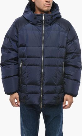 Dsquared2 Quilted Nylon Puffer with Hood Dsquared2