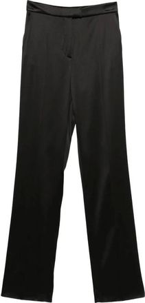 Valentino Straight Trousers, female, Black, Size: M Straight Trousers