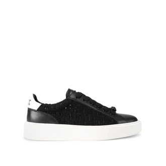 Kurt Geiger Mens Leather Albion Sneaker Sneakers - Black/White - Size UK 11