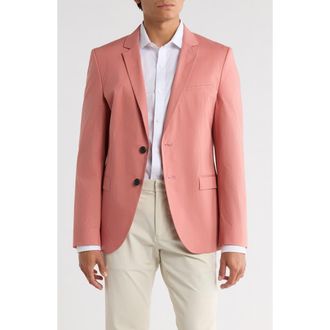 HUGO BOSS Arti Stretch Cotton Sport Coat in Open Pink at Nordstrom Rack, Size 38 Short