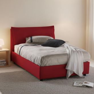 Talamo Italia Talamo Italia - Cama De Plaza Y Media Gloria, Cama Contenedor Con Revestimiento De Tela, 100% Made In Italy, Apertura Frontal, Adecuado Para Colch&oacute;n C