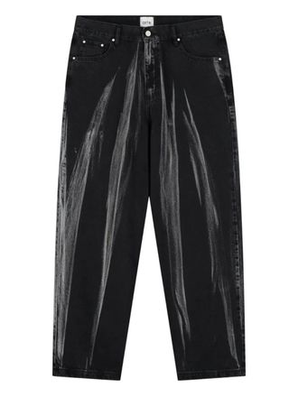 Arte Broek met verwassen effect - Zwart