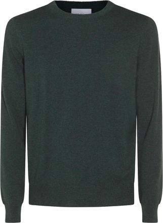 Malo Maglione girocollo in cashmere - Verde