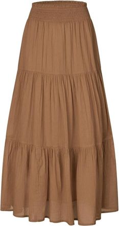 Lollys Laundry Maxi Rokken - Dames - Maxi Rokken - Bruin - XL - Rokken