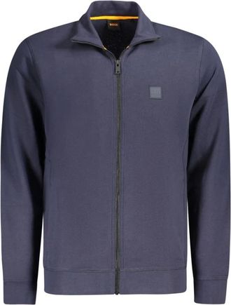 HUGO BOSS Hombre, Sudaderas, Azul, Talla: L