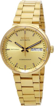 Mido Commander Automatic Gold Dial Ladies Watch M014.230.33.021.00