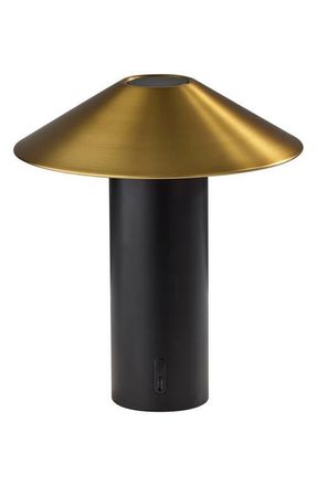 Adesso Pina LED Cordless Table Lamp in Black at Nordstrom