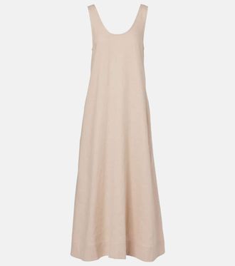 Asceno Capri linen maxi dress
