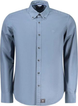 North Sails Shirt met lange mouwen - Heren - Casual Overhemden - Blauw - S - Katoen - Overhemden
