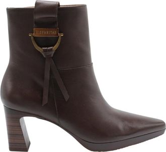 Hispanitas Leon - Dames - Laarzen met Hak - Bruin - 39 EU - Schoenen
