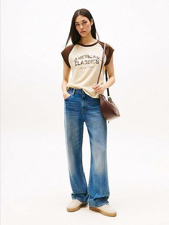 Tommy Hilfiger Mid Rise Loose Faded Jeans