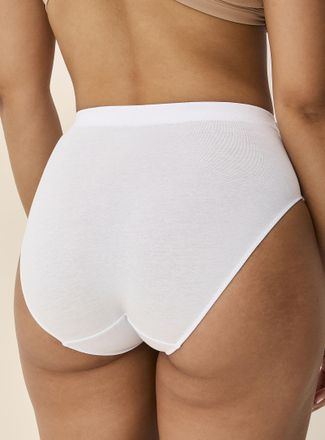 Miiyu Womens Ultra-comfortable high-waist Hipster Panties Organic cotton