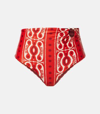 Johanna Ortiz Printed bikini bottoms