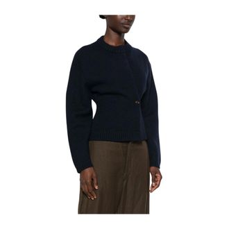 SOEUR Soeur, Truien & Vesten, Dames, Blauw, S, Wol, Galileo Cardigan