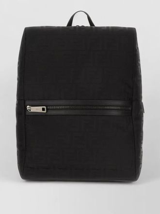 Fendi lui ff nylon backpack adjustable straps